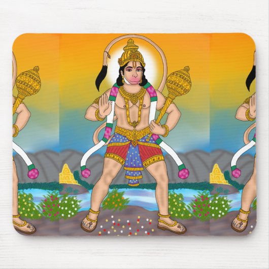Tapis De Souris Lord Hanuman Mouse Pad (Devant)