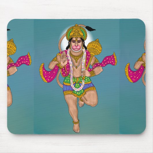 Tapis De Souris Lord Hanuman Mouse Pad (Devant)