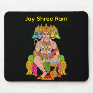 Tapis De Souris Lord Hanuman Pad Hindu Devta Hanuman Spiri