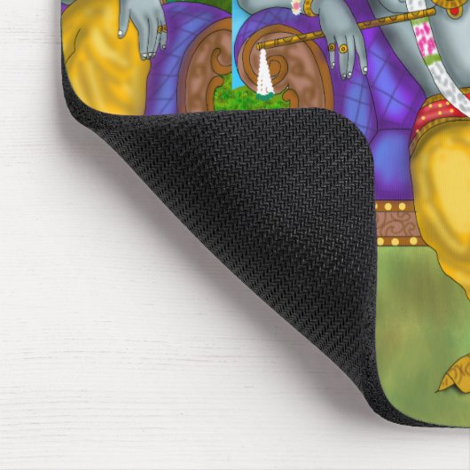 Tapis De Souris Lord Krishna Mouse Pad (Coin)