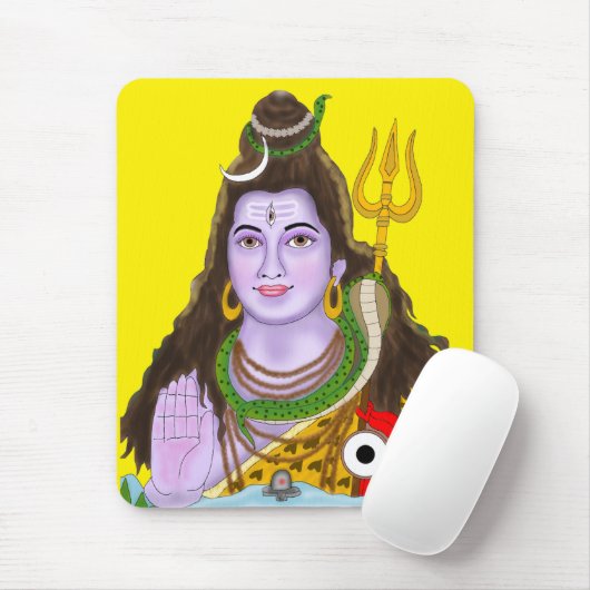 Tapis De Souris Lord Shiva Mouse Pad (Avec souris)