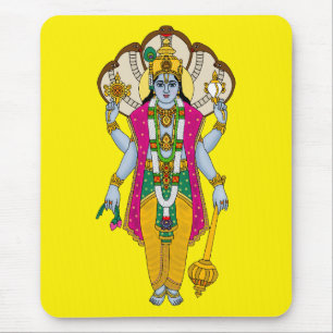 Tapis de souris Lord Vishnu