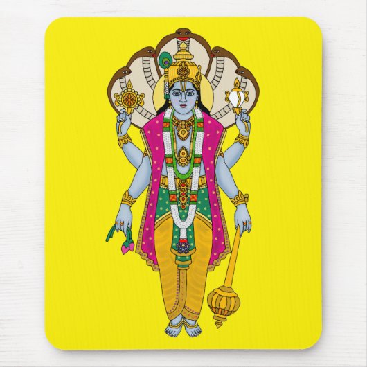 Tapis de souris Lord Vishnu (Devant)