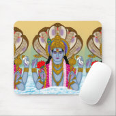 Tapis de souris Lord Vishnu (Avec souris)
