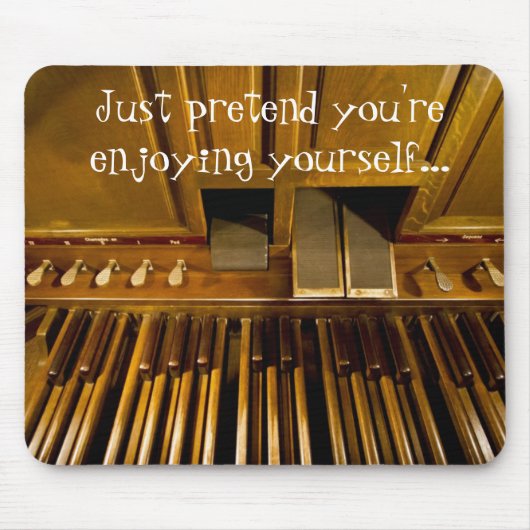 Tapis De Souris L'organe pédale mousepad pour des organistes (Devant)