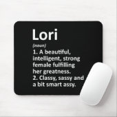 Tapis De Souris Lori Definition Personalized Name Funny Christmas (Avec souris)