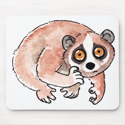 Tapis De Souris Loris lent Mousepad (Devant)