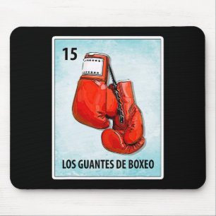 Tapis De Souris Los Guantes De Boxeo Mexicain Gants De Boxe Cartes