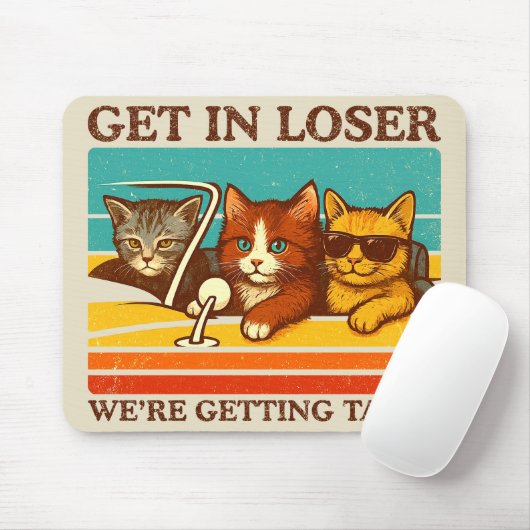 Tapis De Souris Loser, on prend des tacos (Avec souris)