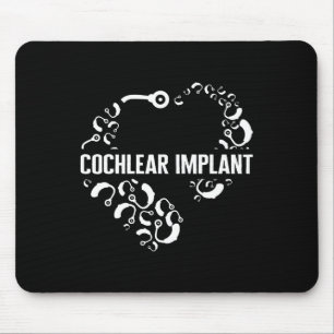 Tapis De Souris Loss Awareness Love Cochlear Implant Asl Heure D