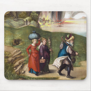 Tapis De Souris Lot's Escape - Albrecht Durer - c1496