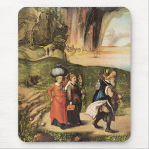 Tapis De Souris Lot's Escape, célèbre peinture d'Albrecht Durer,
