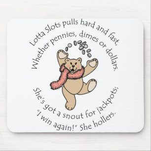 Tapis De Souris Lotta raine le nounours chanceux