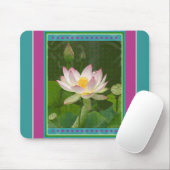 Tapis De Souris Lotus Flower Mousepad (Avec souris)