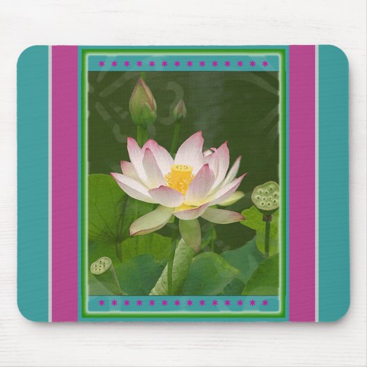 Tapis De Souris Lotus Flower Mousepad (Devant)