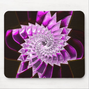 Tapis De Souris Lotus Motif Verre Art 1A Mousepad