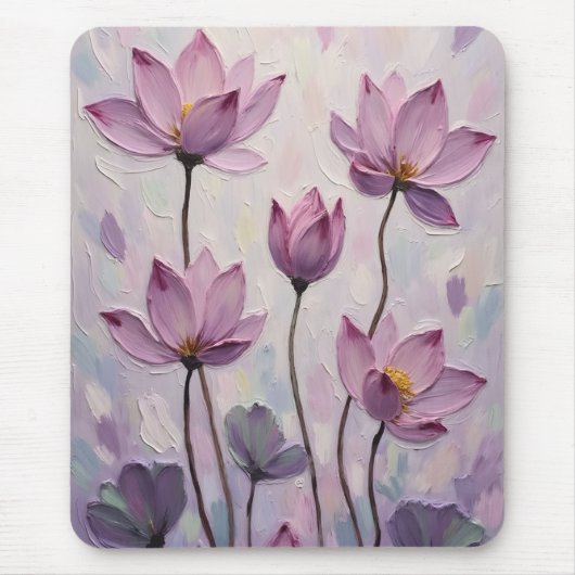 Tapis De Souris Lotus – Oil Painting (Devant)