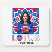 Tapis De Souris Lotus pour la campagne présidentielle de Potus Kam (Devant)