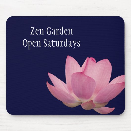 Tapis De Souris Lotus rose (Devant)