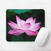 Tapis De Souris Lotus rose (Avec souris)