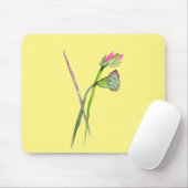 Tapis De Souris Lotus rose Fleur Zen Art bouddhiste (Avec souris)