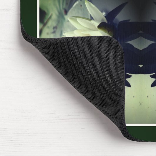 Tapis De Souris Lotus Water Lily Fleur Art Abstrait Personnalisé (Coin)