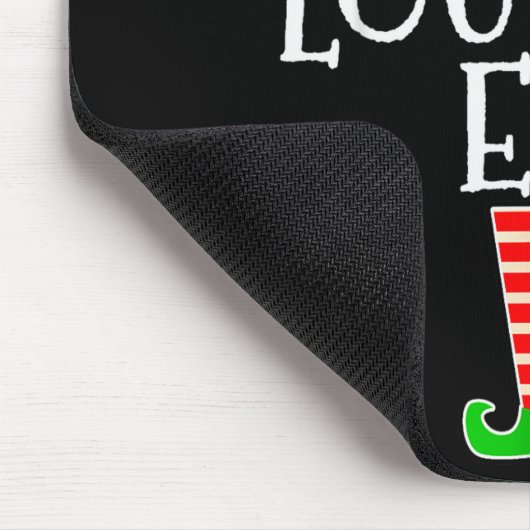 Tapis De Souris Loudest Elf Group Matching Family Christmas Loud F (Coin)