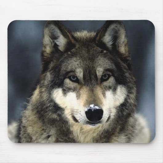 Tapis De Souris Loup (Devant)