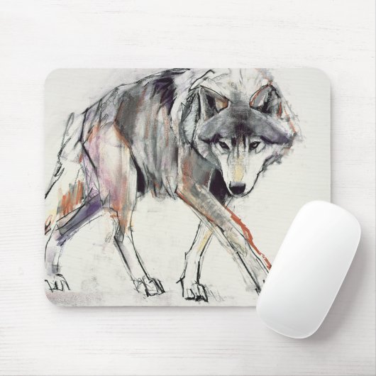 Tapis De Souris Loup (Avec souris)
