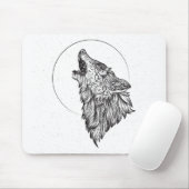 Tapis De Souris Loup (Avec souris)