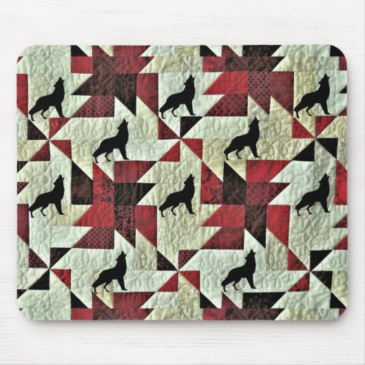 Tapis De Souris Loup (Devant)