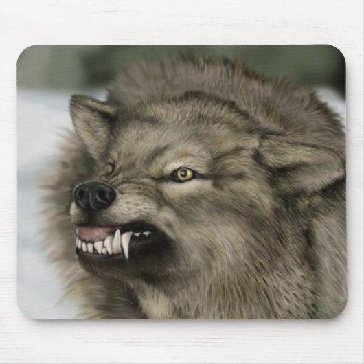Tapis De Souris Loup (Devant)