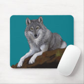 Tapis De Souris Loup (Avec souris)