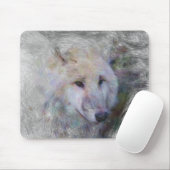 Tapis De Souris loup animal artistique (Avec souris)
