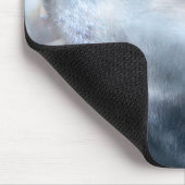 Tapis De Souris Loup argenté Mousepad (Coin)