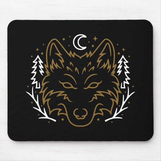 Tapis De Souris Loup celtique (Devant)