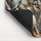 Tapis De Souris loup cinglé (Coin)