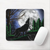 Tapis De Souris loup de protection de souris (Avec souris)