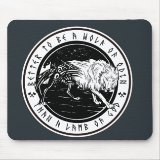 Tapis De Souris Loup D'Odin