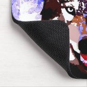 Tapis De Souris Loup et Pleine lune (Coin)