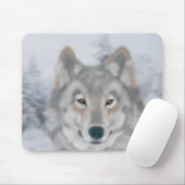 Tapis De Souris Loup (êtes vous mon ami ?) Mousepad (Avec souris)
