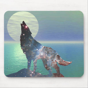 Tapis De Souris Loup étoile