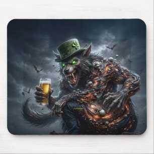 Tapis De Souris Loup-garou irlandais à 3 bras