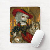 Tapis De Souris Loup-Garou : rococos gothiques Mousepad de loup de (Avec souris)