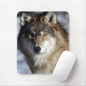 Tapis De Souris Loup gris (Avec souris)