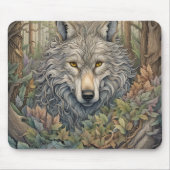 Tapis De Souris Loup gris (Devant)