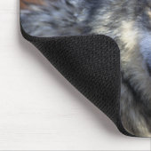 Tapis De Souris Loup gris Mousepad (Coin)