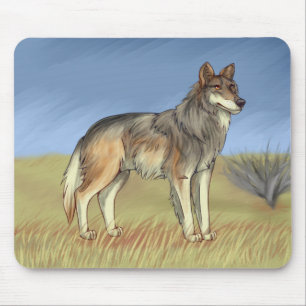Tapis De Souris Loup mexicain