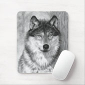 Tapis De Souris Loup Mousepad (Avec souris)