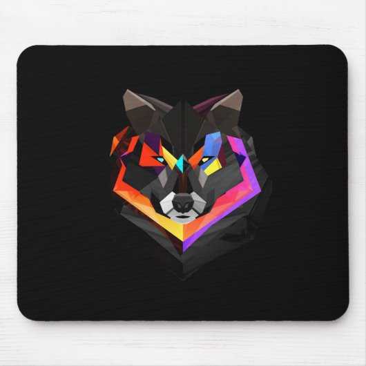 Tapis De Souris Loup Mousepad (Devant)